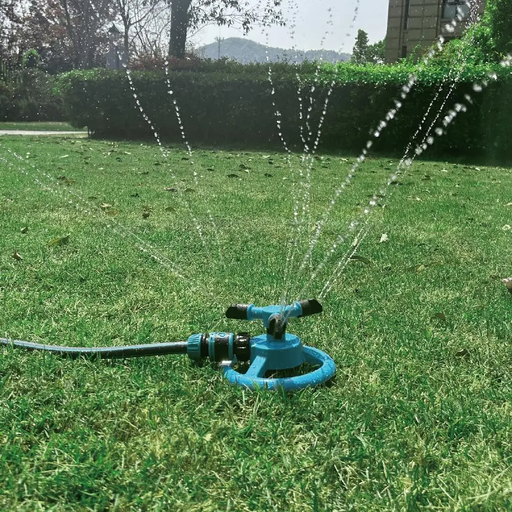 Lawn Sprinkler Automatic Garden Water Sprinklers Lawn Irrigation System Large Area Coverage Rotation 360