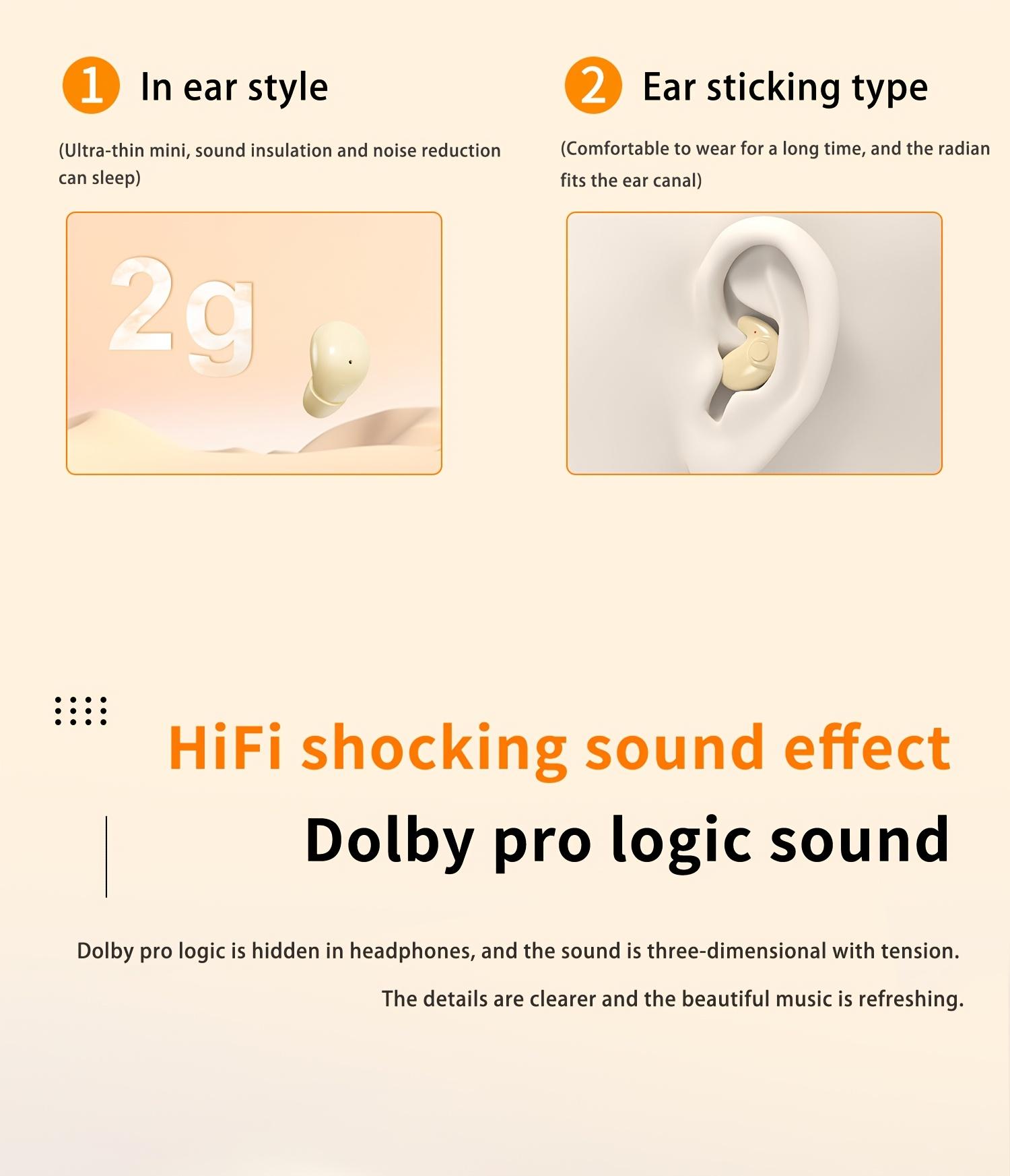 [Bass Loop Earbuds] 2 Pairs Of In Ear Wireless Wireless Earbuds,, Comfortable To Wear,Leisure, Sports, Sleep, Essential Partners, Compatible With All Smartphones, Wireless Earbuds, Sports Earbuds, Gaming Earbuds noise cancelling headphone