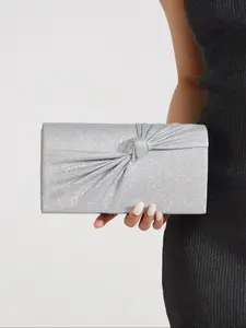 Women's Elegant Glitter Evening Bag, Exquisite Clutch Bag, Trendy Versatile Bag for Party Decor, Perfect for Wedding and Formal Dress, Cute Clutch