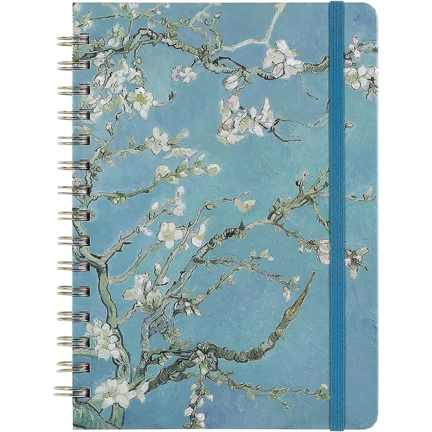 Ruled Notebook/Journal - Lined Journal with  Thick Paper, 8.5" X 6.4", College Ruled Spiral Notebook/Journal, Banded with Exquisite Inner Pocket,  Hardcover for Office,  & School