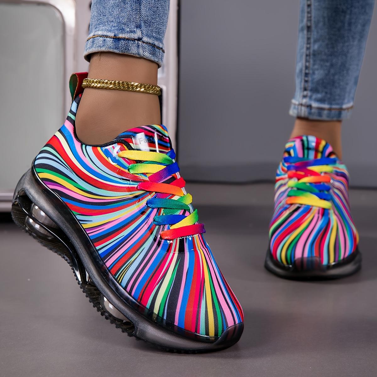 【QUAWUJIE】Men Women Walking Running Sneakers 2026 New Arrival Air Cushion Thick Bottom Breathable Non Slip For Outdoor Fitness Daily Wear