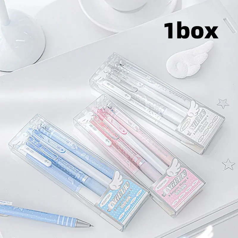 Rosyposy Angelic Pearl Pen, Silent Low Center of Gravity Wing Charm, Neutral Fountain Pen, Elegant Writing Instrument