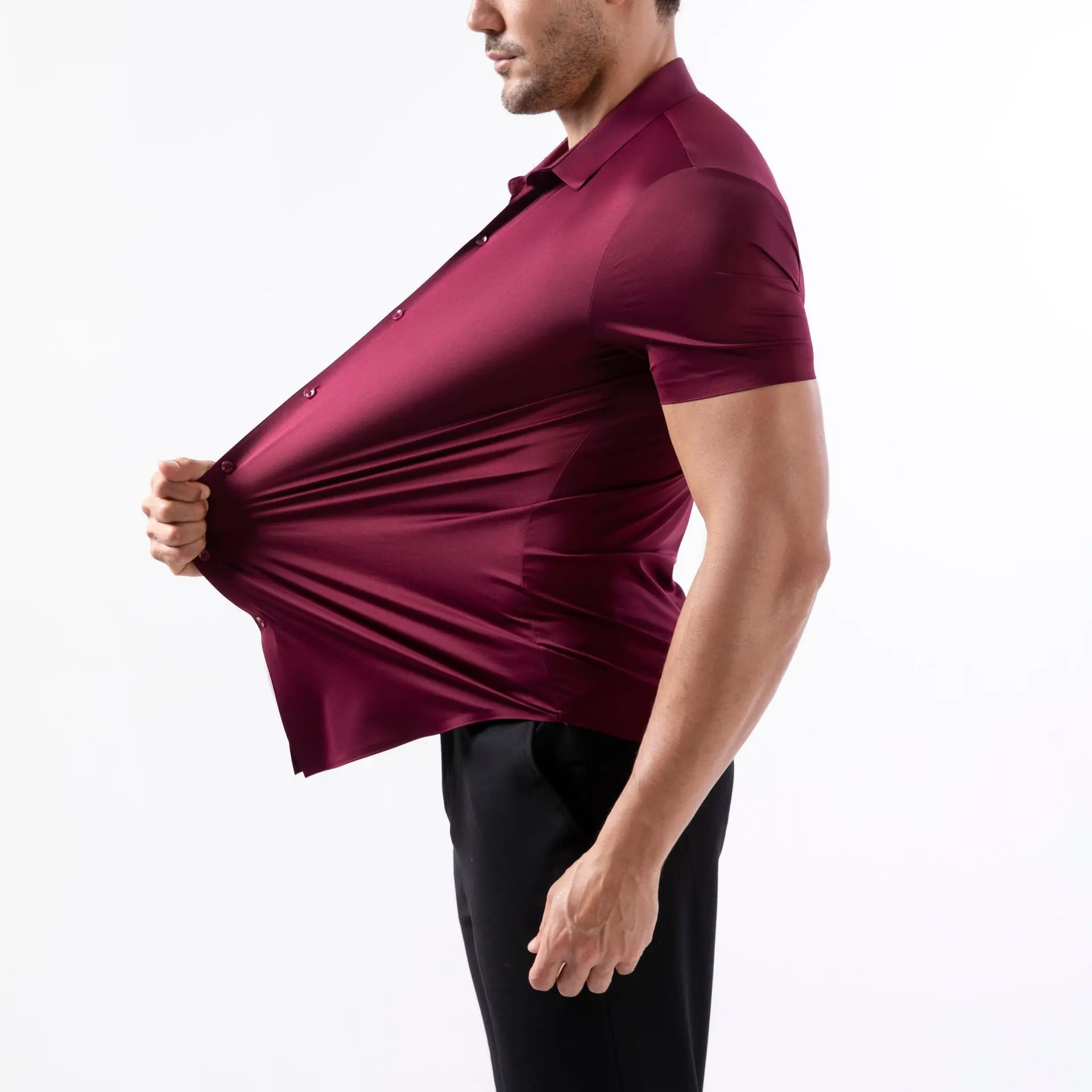 Wine Red (Short Sleeve)