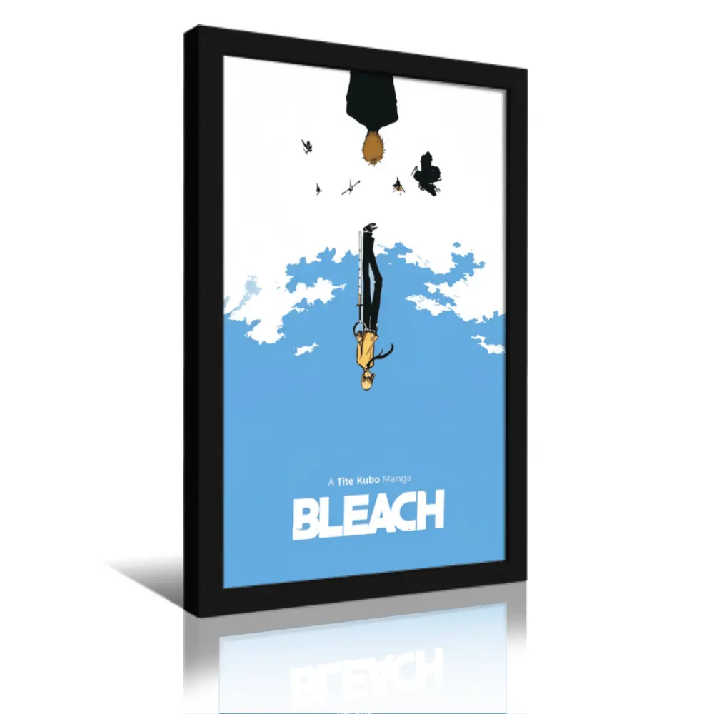 Bleach Upside Down World Anime Print Poster - Premium Waterproof Unframed Lightweight Artwork, Collectible Gift for Anime Enthusiasts, Minimalist Modern Home Wall Decor for Dorm Rooms