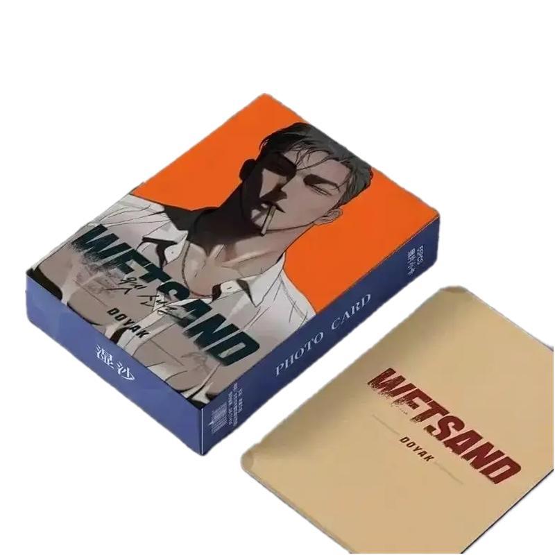 55 Pcs/Set Korean Manwha WetSand Laser Lomo Card Taejoon Joseph Landi TJIAN Cartoon Characters HD Photocard Cosplay Gift