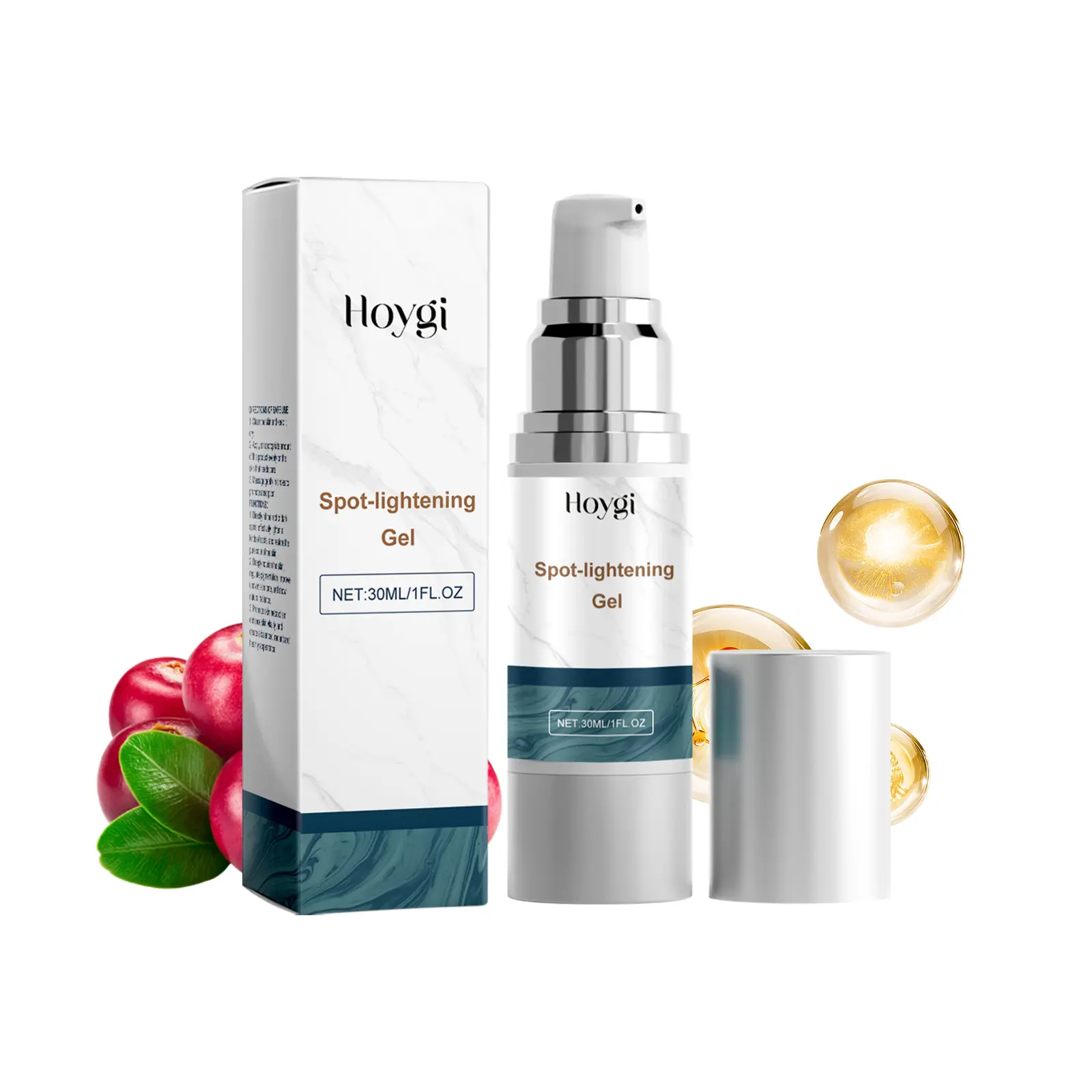Hoygi Brightening Facial Gel, Gentle Hydrating Nourishing Face Gel, Moisturizing Smoothing Skin Care Gel for Soft Glowing Complexion, Daily Facial Treatment for All Skin Types