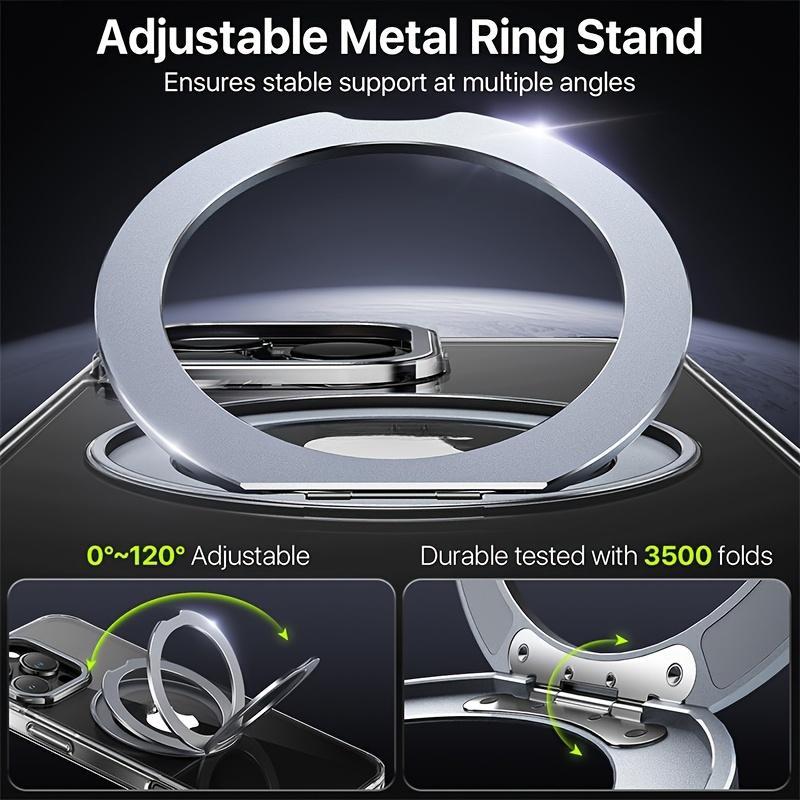 Magnetic Kickstand Phone Case Compatible with iPhone 17 Pro and iPhone 16Promax 15pro 14 13 Pro Max, with 360 ° Rotating Stand Holder, Magnetic Adsorption and Shockproof Prot