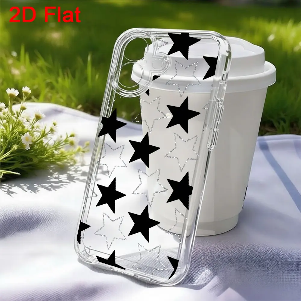 2D Flat Phone case suitable for iPhone 17 16e 16 15 14 13 12 11 Mini Pro Max Air X XR XSMAX 8 7 Plus Starry Night Sky LED Starlight Pattern for Phone Case Modern Illuminated Design Perfect for Nighttime Use Unique Decorative Element Stylish and Trend
