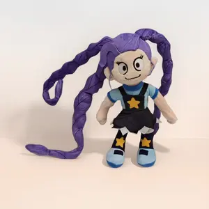 Braid Girl Plush Doll, Anime Game Accessories, Cute Companion Toy, Birthday Gift, Christmas, Easter, Valentine's Day, Student Gift