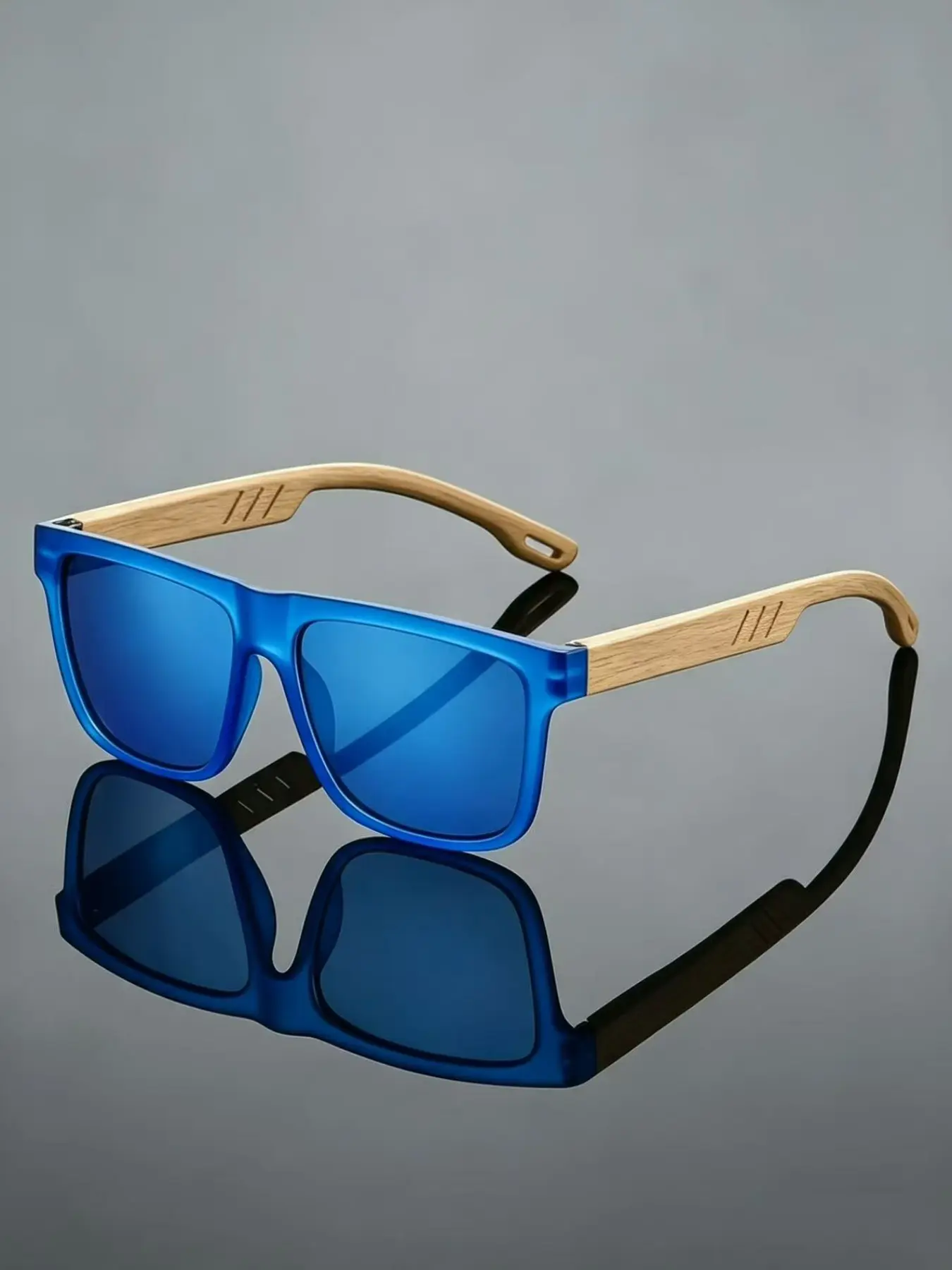 Unisex Retro Walnut Wood Fashion Glasses, Ultra-Lightweight Stylish Eyewear, Perfect for Parties and Events, Ideal Gift Choice