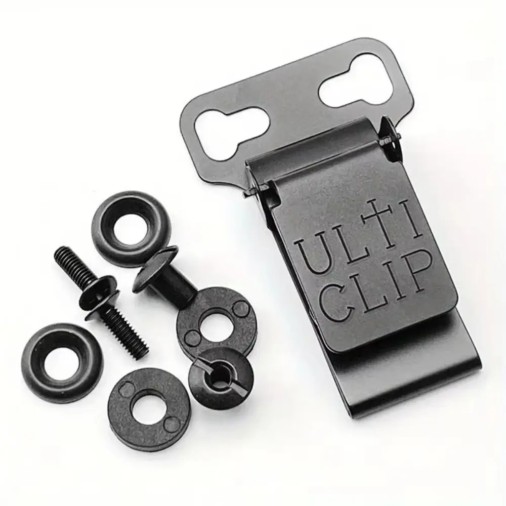 New Durable and High-quality K-type Sheath for Guns. Gun Holster Accessories. K-type Sheath Accessories. UltiTuck Sheath Clip. Kydex Material. K-type Waist Clip. Strong Compatibility.