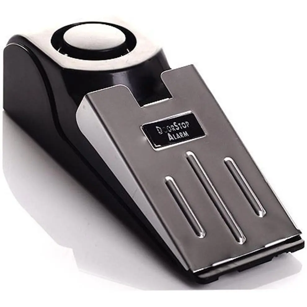 Adjustable Synthetic Upgraded Door Stop with Shrill Alarm, 128g Travel Safety Tool for Travelers, 3 Sensitivity Levels, Easy to Use, No Installation Required