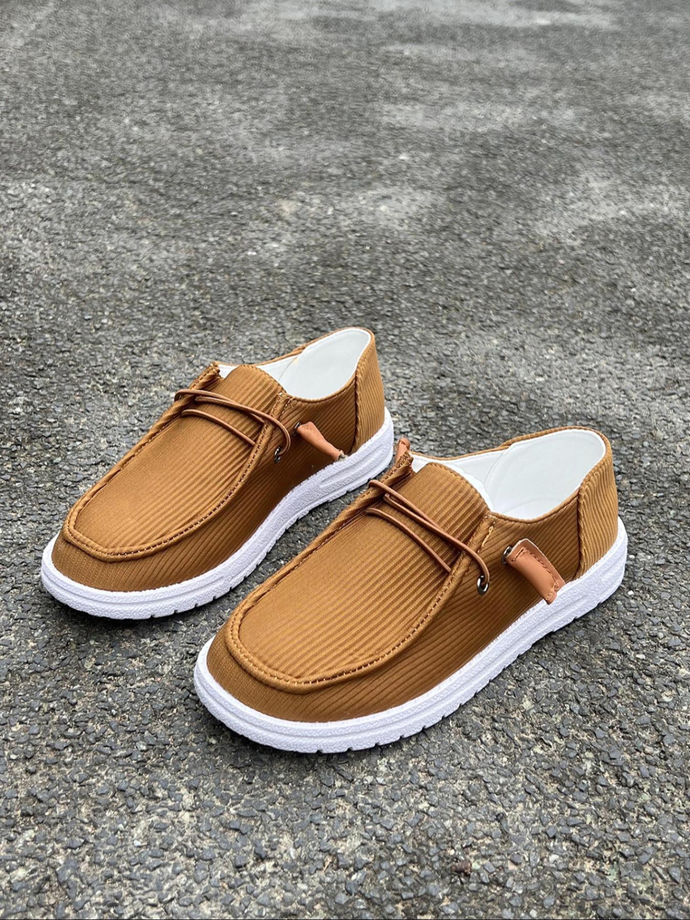 Women's Fashionable Slip-on Sneakers, Casual Comfortable Breathable Sports Shoes, Female All-match Round Toe Shoes for Daily Wear Walking Shoes Footwear, Trending sneakers, Casual Trendy Flat