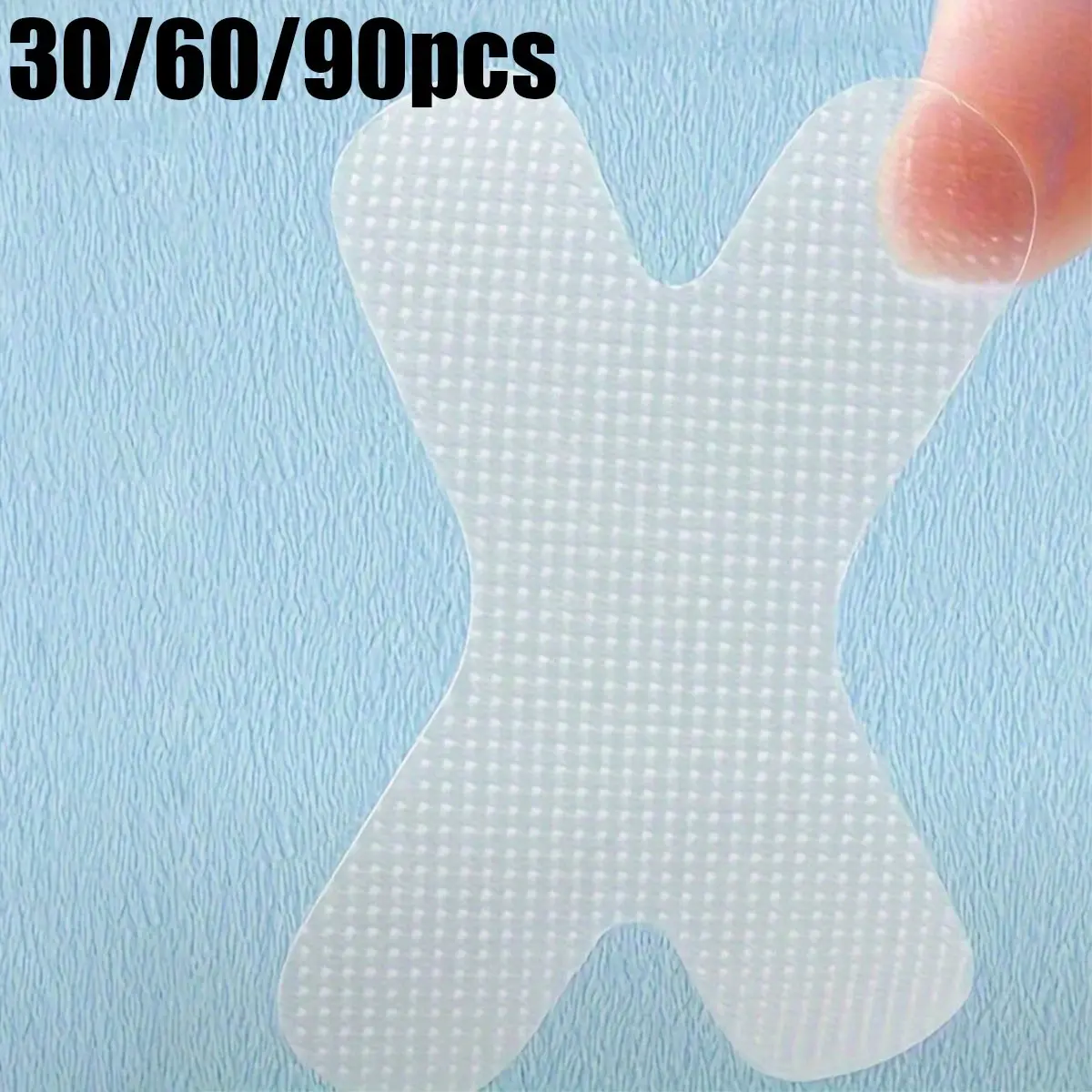 Low Allergy Transparent Adhesive Tape, 30/60/90 Pieces, Gentle Removal, Breathable, Comfortable, Suitable for Sports, Pain-Free, Pe Material
