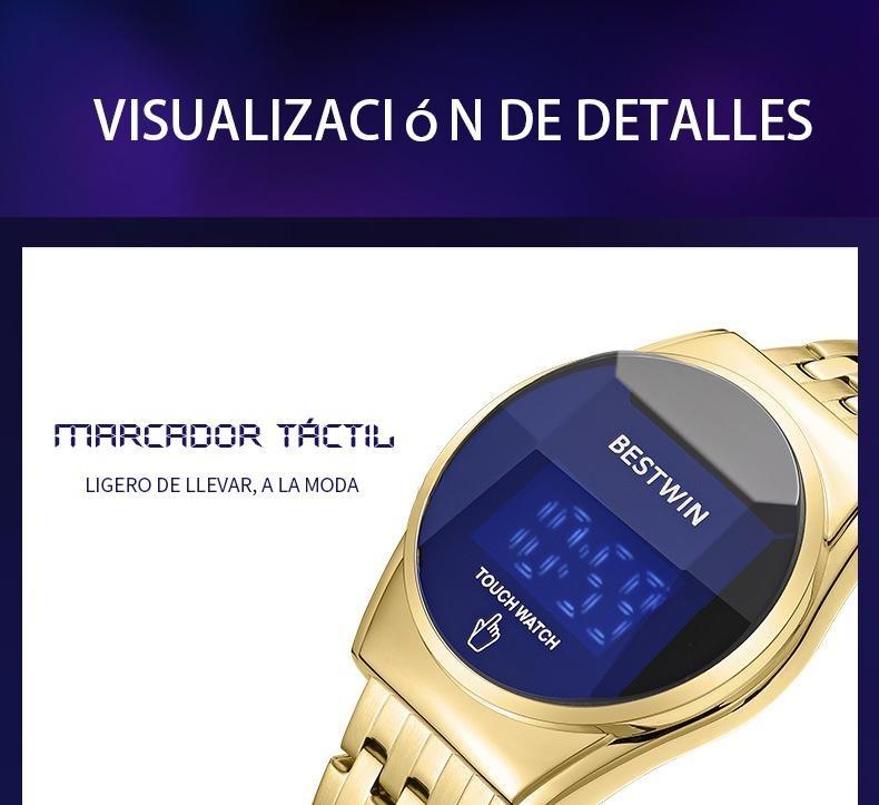 Touchscreen Racing Sport watch Luxury Mens Racing Sport​Iridescent diamond-shaped mirror surfacet WatchMultifunction Chronograph  Stainless Stee!Casual Business Stvle Perfect Giftfor Him fashionable wristwatch time display