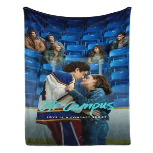 Off Campus Popular American TV Series Blanket Soft Funny Throw Blanket Cozy Lightweight Plush Portable Cover Blanket For Sofa,Warm Gift For Birthday,Christmas,Multiple Blanket Suitable as a gift sizes 60*80,30*40 ,40*50 50*60