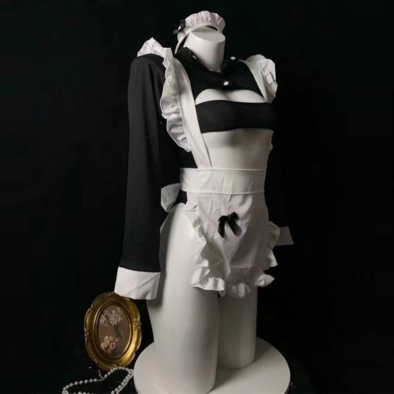 2025 Lolita Sexy Costume Cosplay Adult Womens Clothing Lingerie Sultry Bodysuit Open Bra Erotic Girl Uniform Set Female Outfit