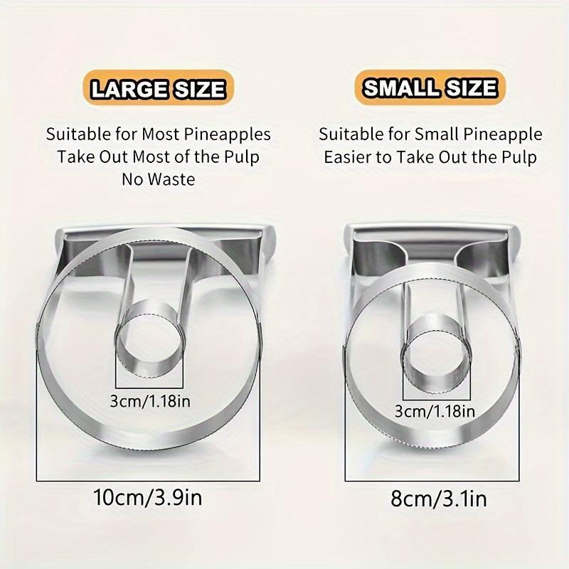 Stainless Steel Pineapple Cutter Corer, Peeler Fruit Slicer Corer Remover Kitchen Tool
