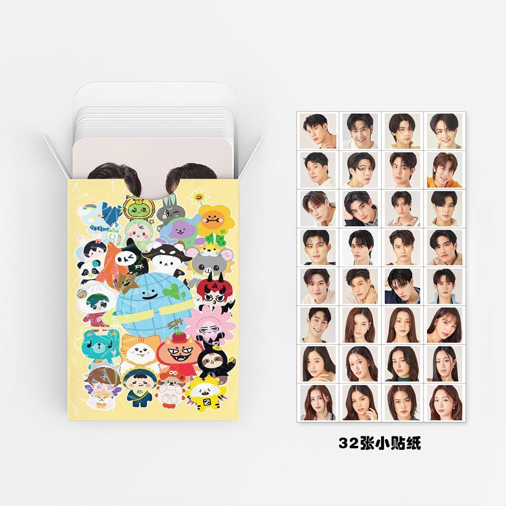 92 Pcs/Set GMMTV Series Laser Lomo Card OffGun EarthMix JoongDunk HD Photocard With Stickers Fans Gift