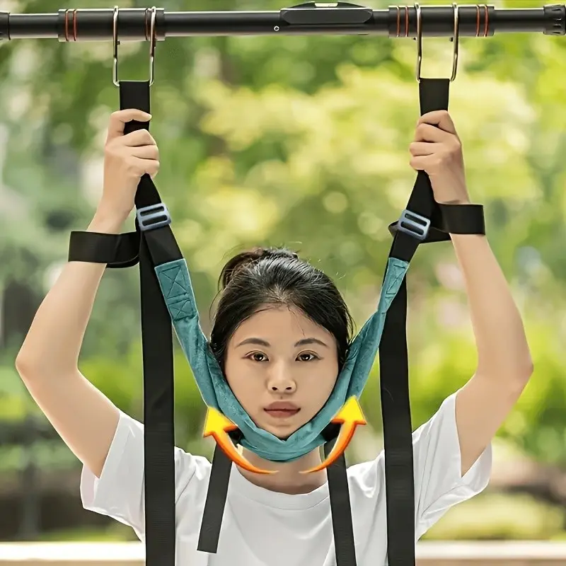 Convenient Home Lumbar Traction Belt, Intervertebral Disc Traction Device, Single Bar Suspension Strap, Spinal Support Stretching Tool, Adjustable Back, Recovery Belt