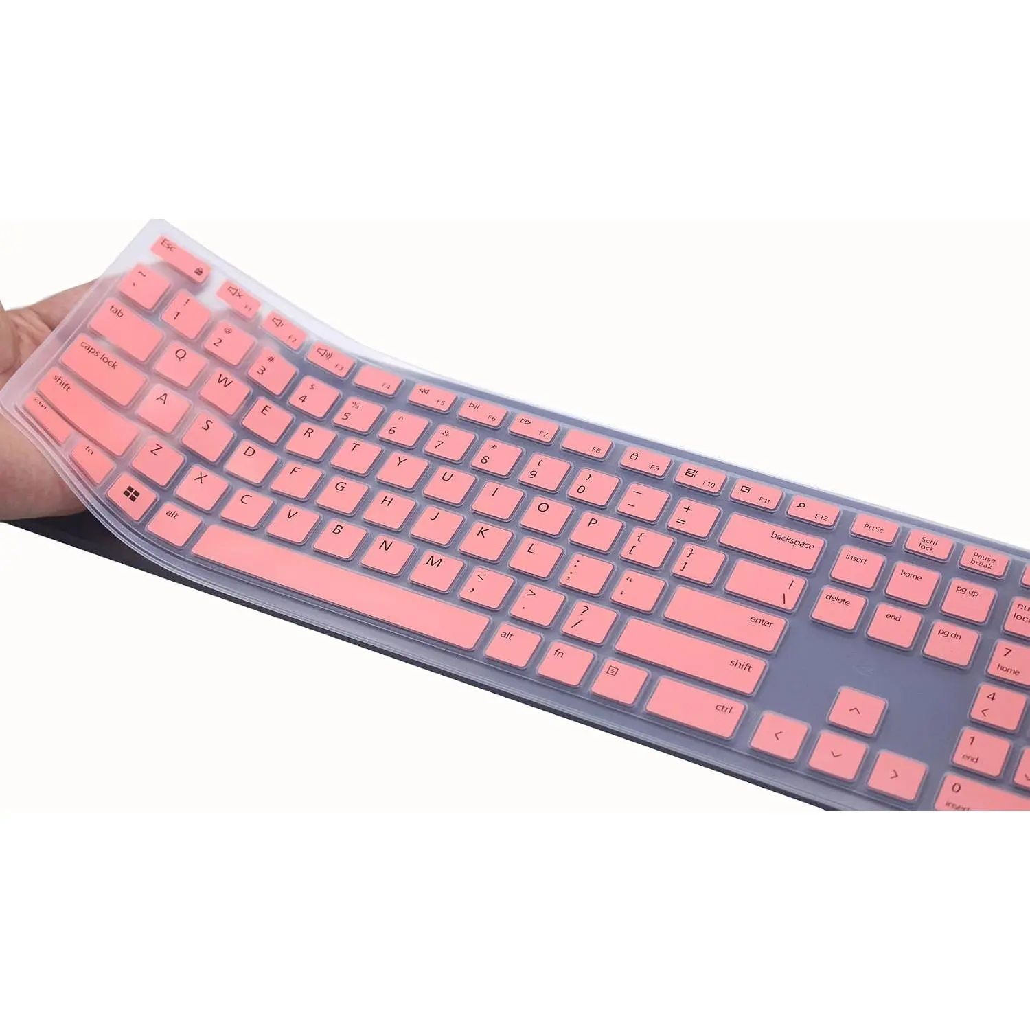 Keyboard  Cover Compatible for    Keyboard KM7321W,  Pro Keyboard KB500 & KM5221W (Clear)
