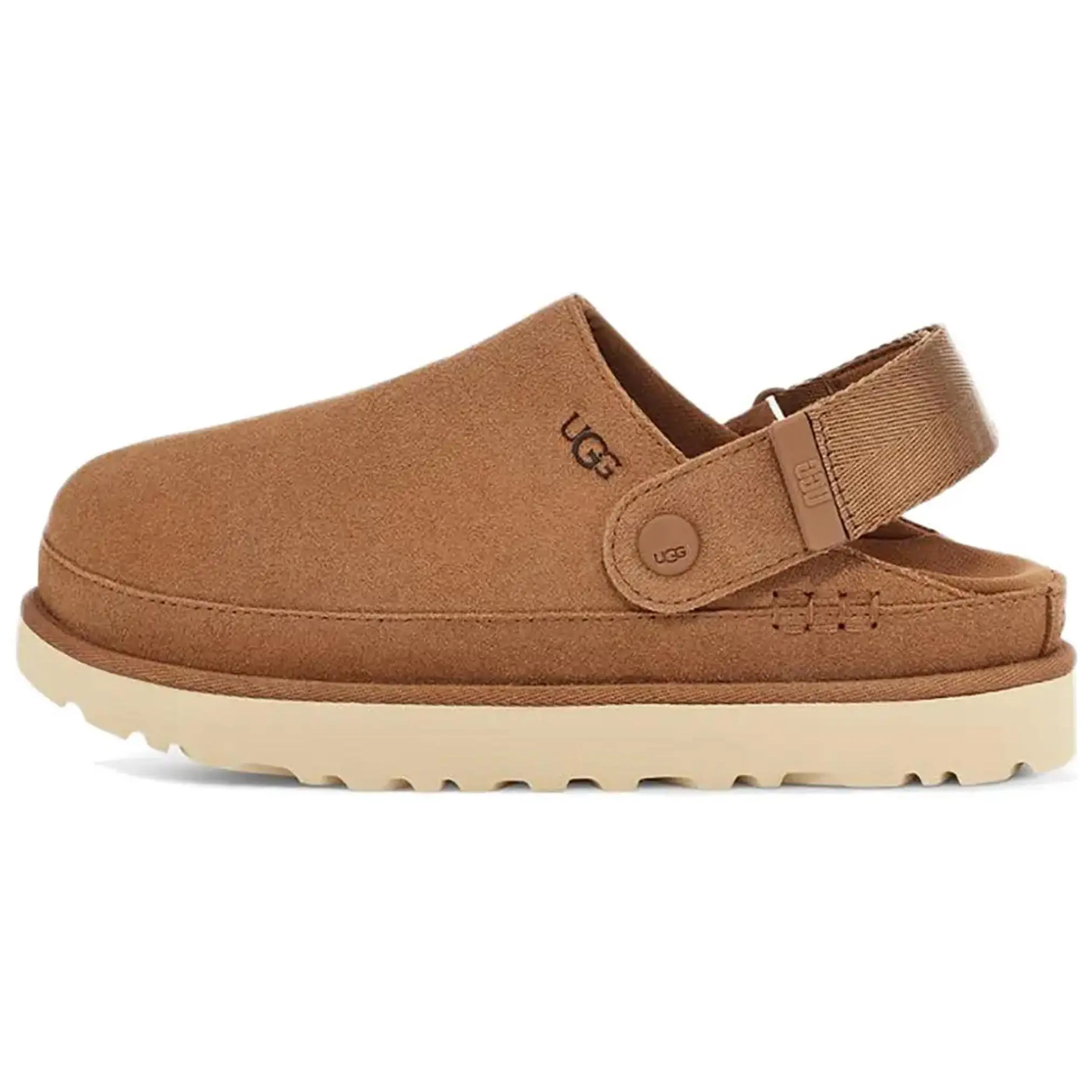 UGG Goldenstar Clog for Women – Suede Upper, Comfortable Low-Top Casual Slip-On Shoe Verifiable, with credentials and supporting global authentication