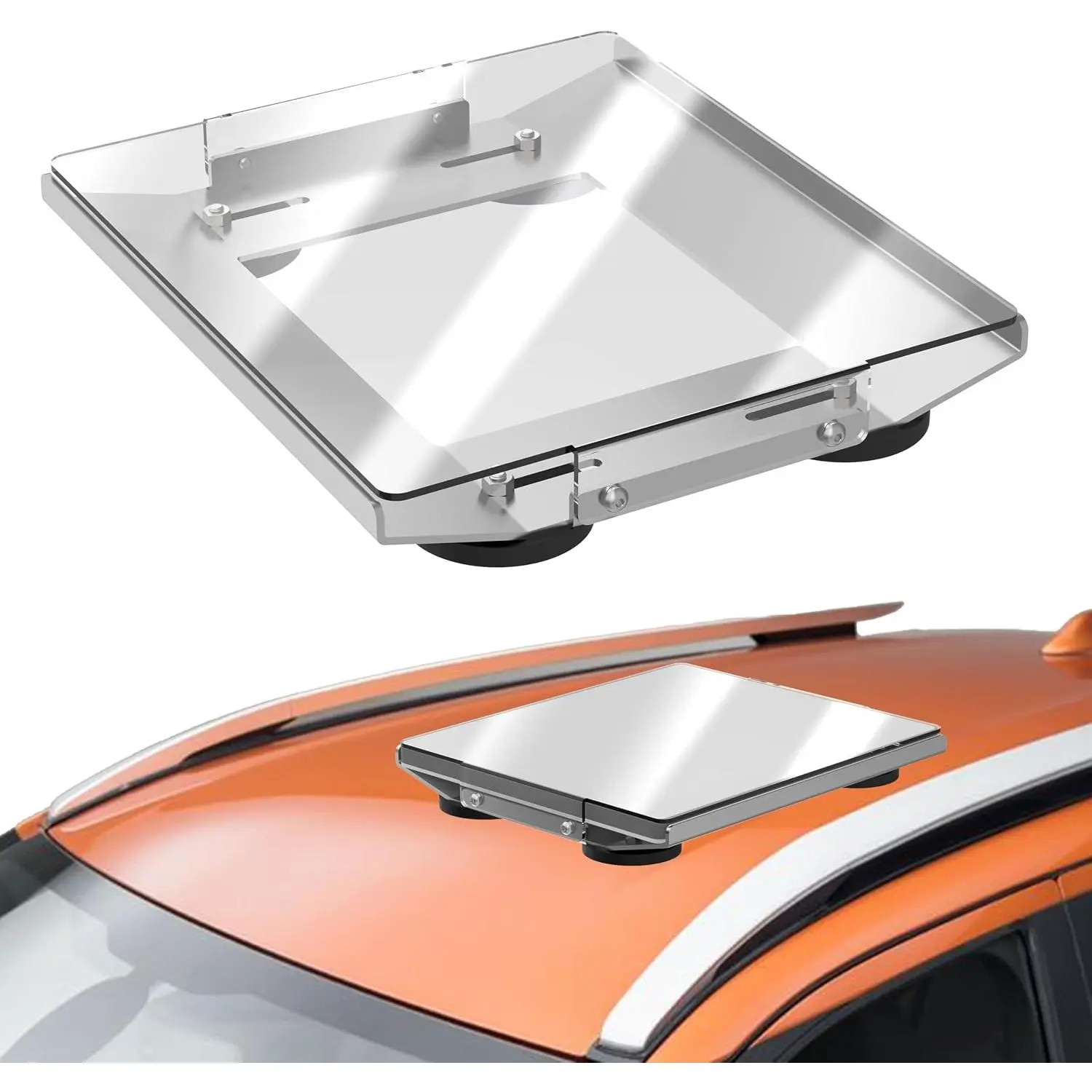 265 lbs Starlink Mini  Flat Mount Kit for  -  Pure  Build with High-Strength PC Cover Plate, Offering 360° Protection to Starlink Mini While Ensuring Unobstructed Signals