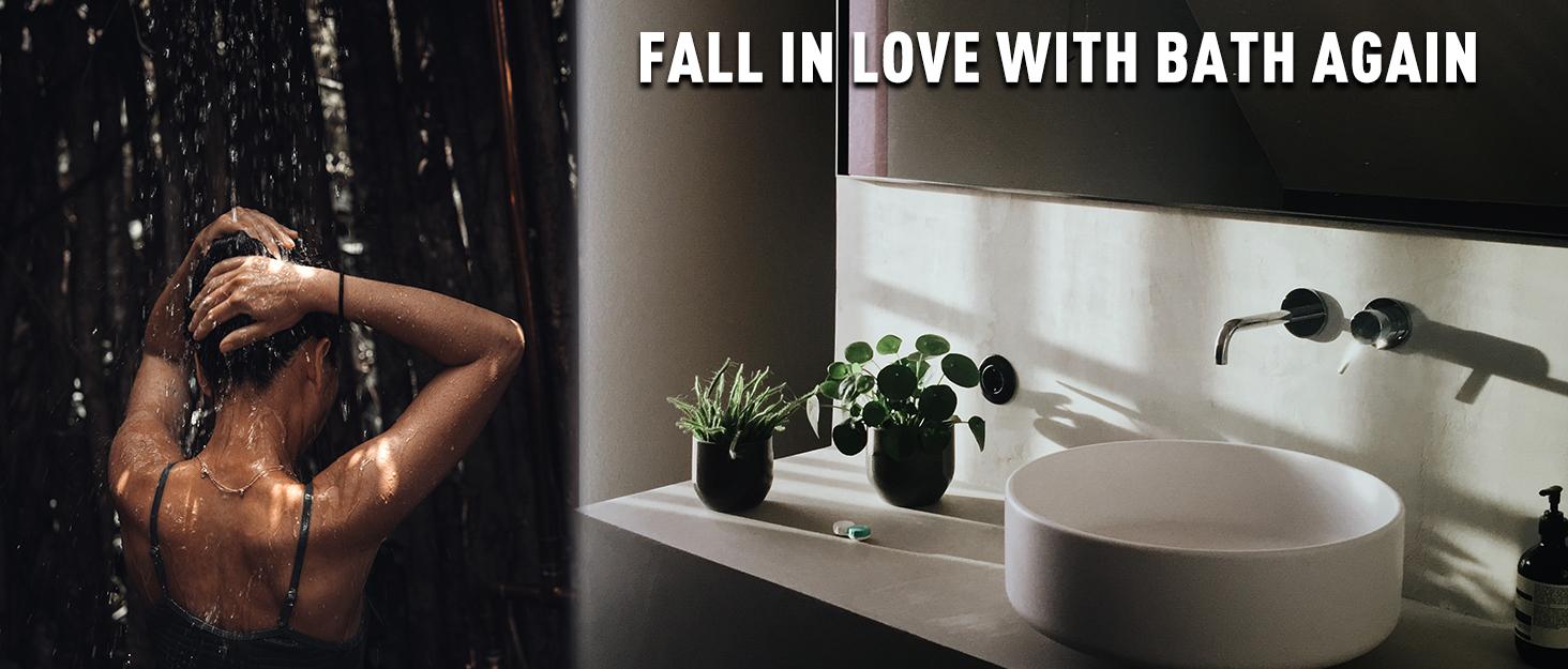 rain shower head with handheld spray,10''High Pressure Rainfall Shower Head / 3 Setting Handheld Shower head Combo with 11'' Extension Arm and 78" Extra Long Hose/Square Rain shower head(Chrome)