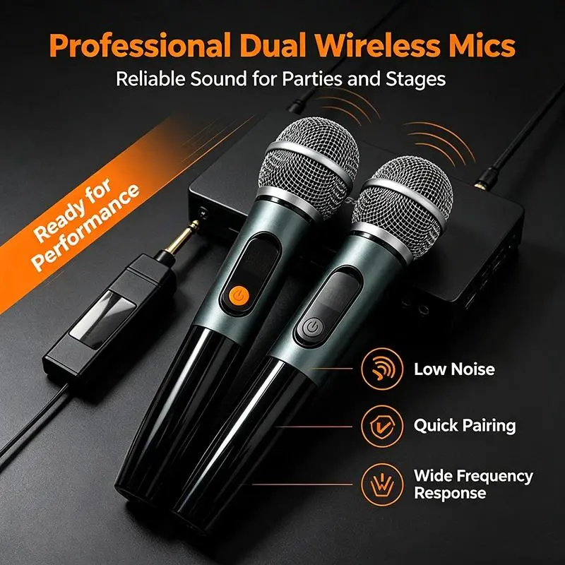 Wireless Handheld Microphone - Portable Audio K-MYZS MYSL-5 Communication Device