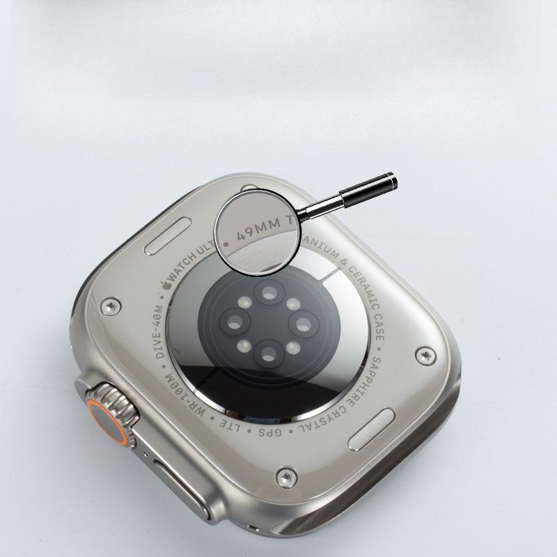 Silicone Link-Style Magnetic Watch Band for Apple Watch Series 8, 9, 10, & 11