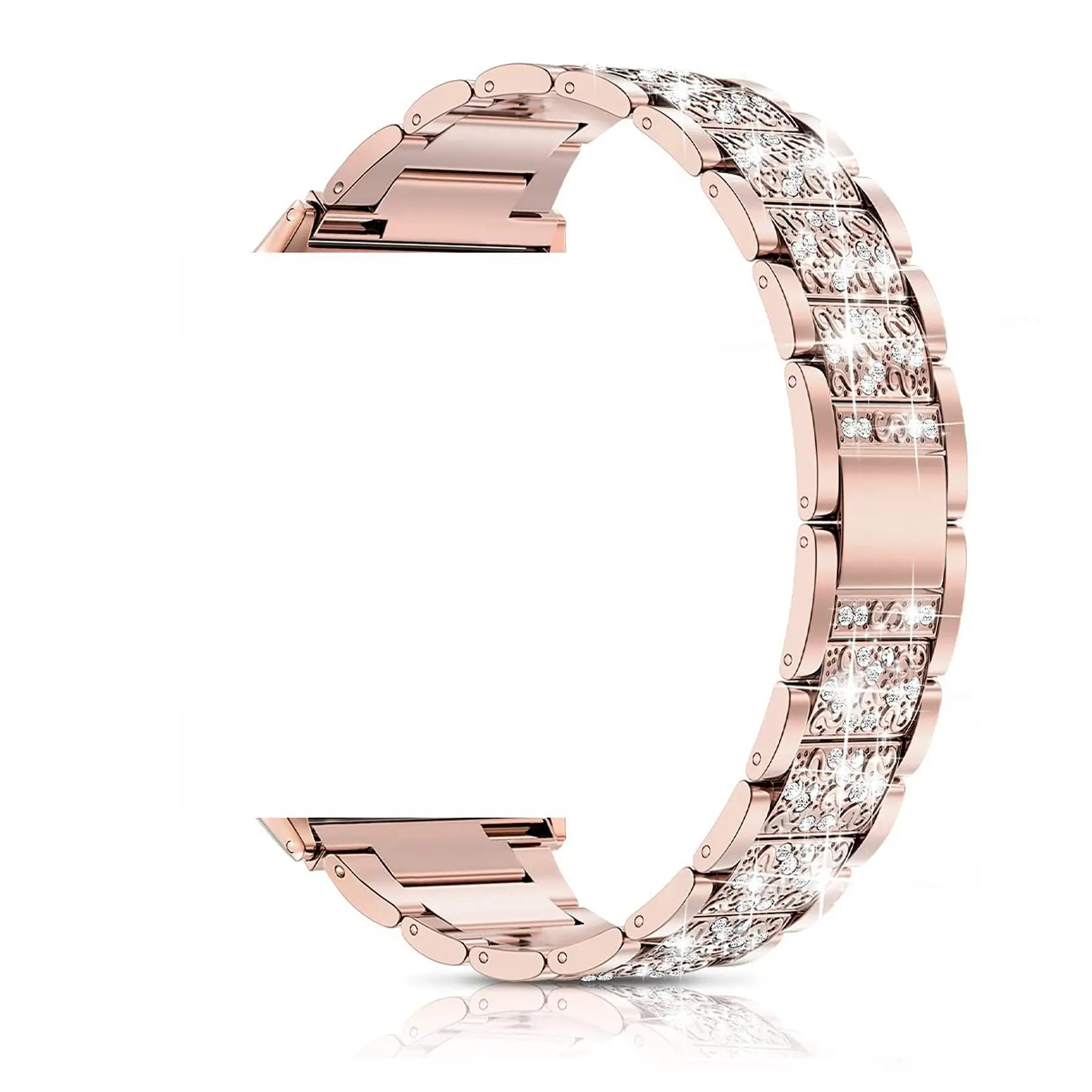 Women Jewelry Bling Diamond Metal Strap for Apple Watch Bands 38-49mm, Compatible with Iwatch Series Ultra Se/11/10/9/8/7/6/5/4/3/2/1, Smart Watch Accessories, Wearable Accessory, Smartwatch Accessories