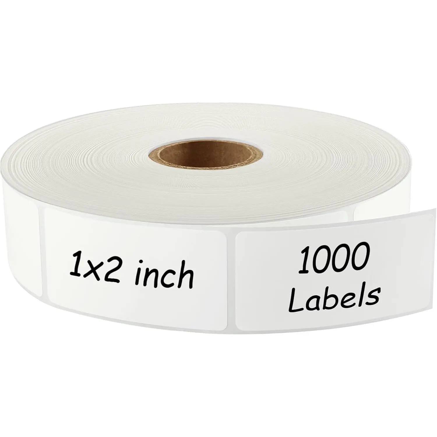 1000 Removable Freezer Labels 1x2 Inch |  Oil Resistant Stickers, No  for  Containers, Pantry Jars, Organization Meal Prep, 1 Roll