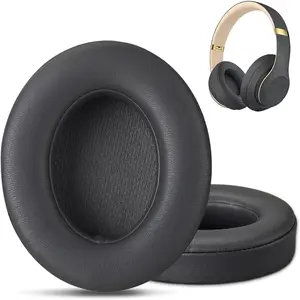 Beats Studio Wireless Replacement Ear Pads Earpads for Beats Studio Beats Studio 2, Replacement for Beats Studio Replacement Ear Pads Grey, Beats Studio Wireless Ear Cushions (Titanium Grey)