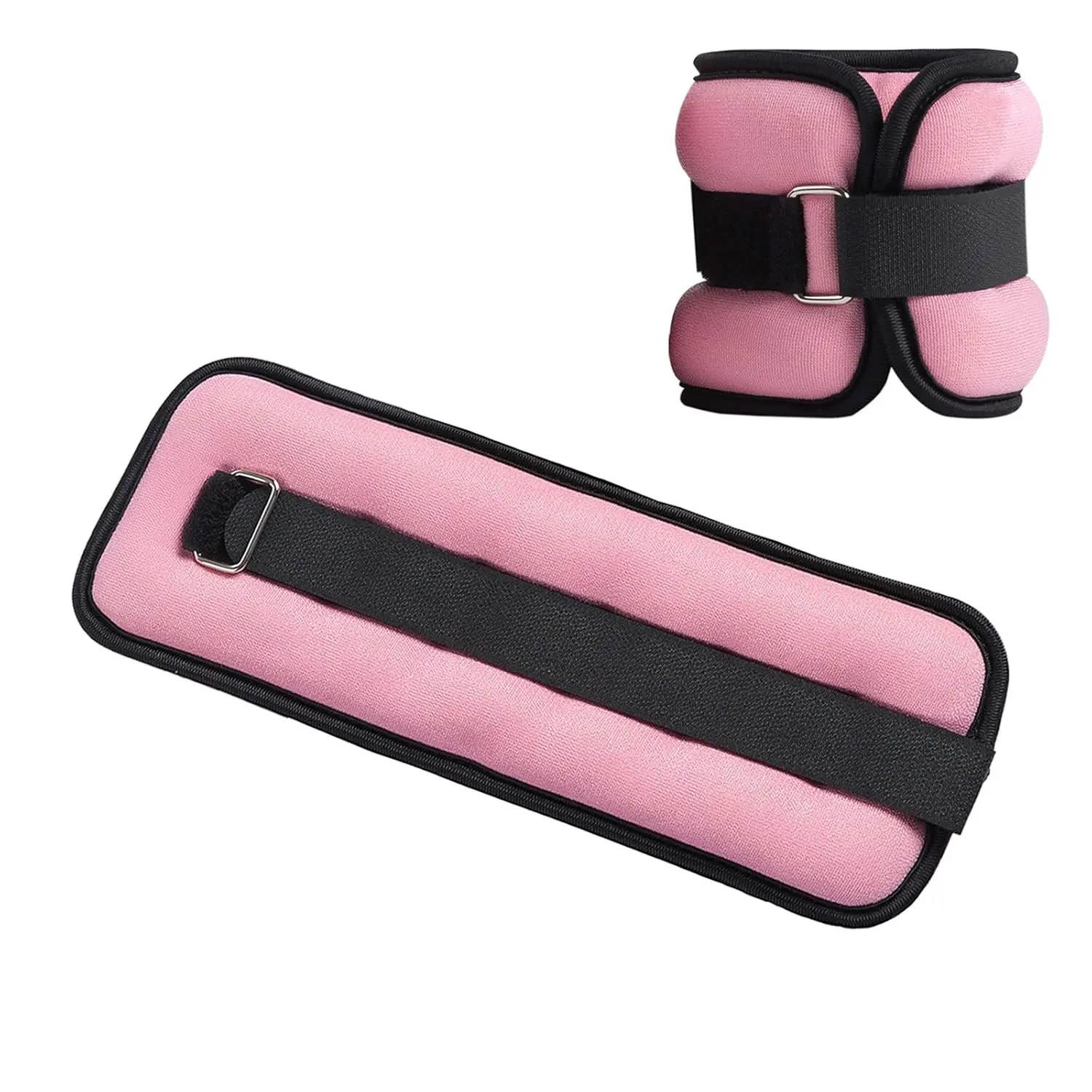 Ankle/Wrist Weights, Small Leg Arm Hand Cuff Weights for Women Kids, Exercise Equipment with Adjustable Straps for Fitness Gym Dancing Walking Jogging Gymnastics Aerobics (1 Pair)