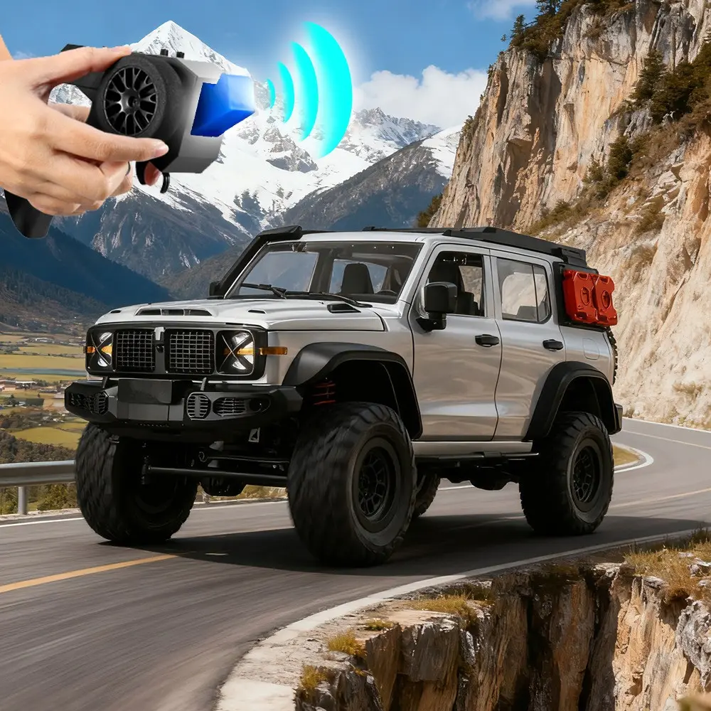 Realistic Off-Road RC Car Mn300, 1:12 Scale Four-Wheel Drive Climbing Vehicle, Full-Terrain Shock Absorption, Birthday Gift for Boys