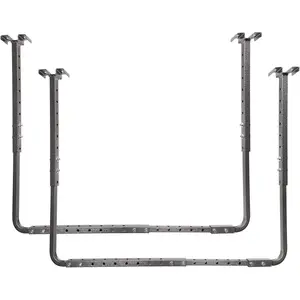 Adjustable Garage Ceiling Mount Storage Rack Kit, Ceiling Shelving Mounts, 34 in. x 26 in., 80844-10, Hammertone