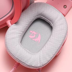Redragon H510 Zeus-X RGB Pink Wired Gaming Headset - 7.1 Surround Sound - 53MM Audio Drivers in Memory Foam Ear Pads w/Durable Fabric Cover- Multi Platforms Headphone - USB Powered for PC/PS4/NS Redragon H510 Zeus-X RGB Pink Wired Gaming Headset - 7.1 Surround Sound - 53MM Audio Drivers in Memory Foam Ear Pads w/Durable Fabric Cover- Multi Platforms Headphone - USB Powered for PC/PS4/NS
