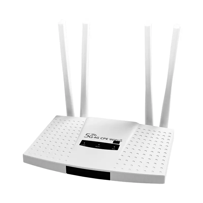 Portable Dual-Band WiFi6 4G 5G SIM CPE Small Wireless Router - 28*17*3.5cm Compact Layout, Built-In Antennas, 100Mbps Fast Transmission, Enhanced Cellular Reception, Plug-and-Play Setup, Multiple Devices Support, Office Use