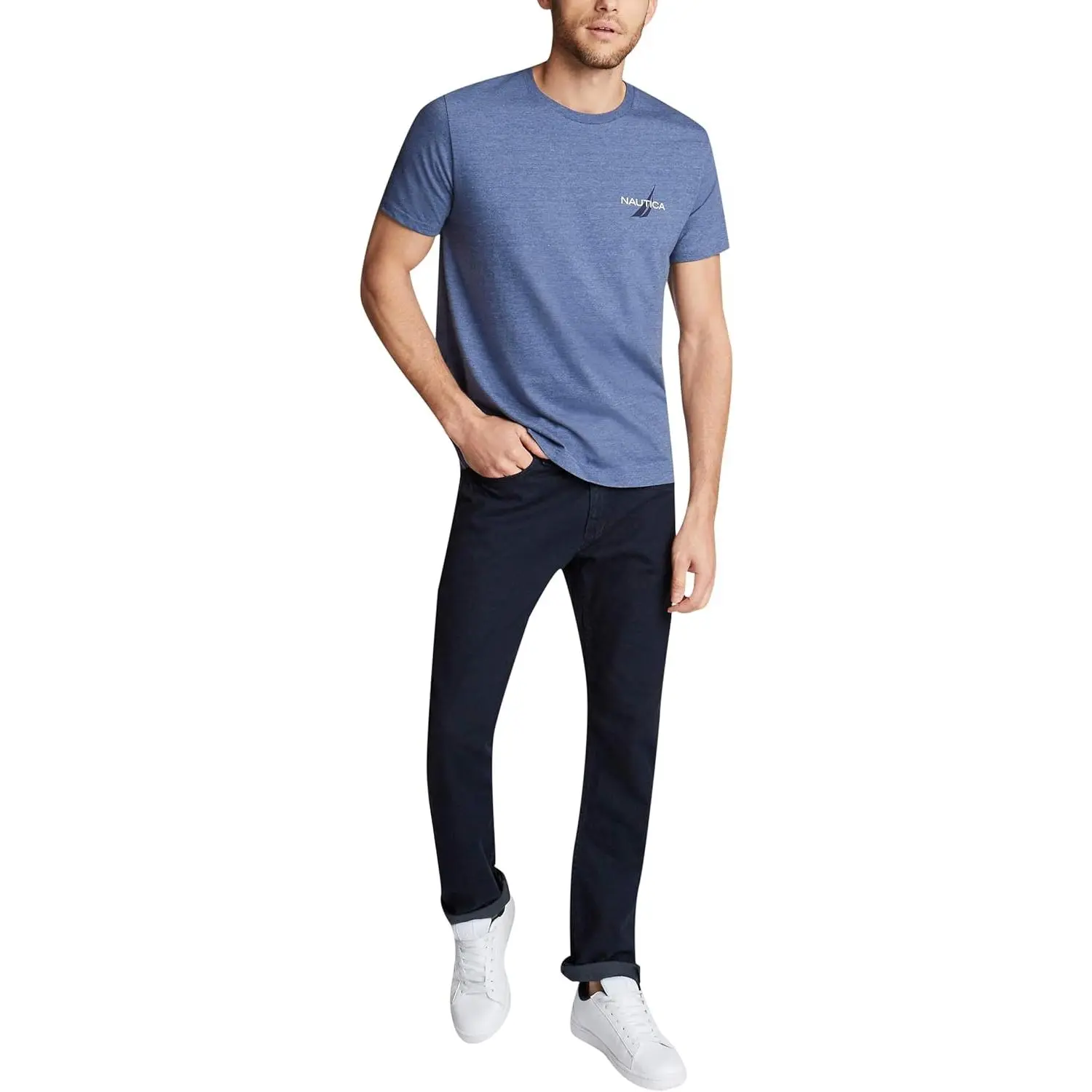 Nautica Men's Short Sleeve Logo Series Graphic Tee