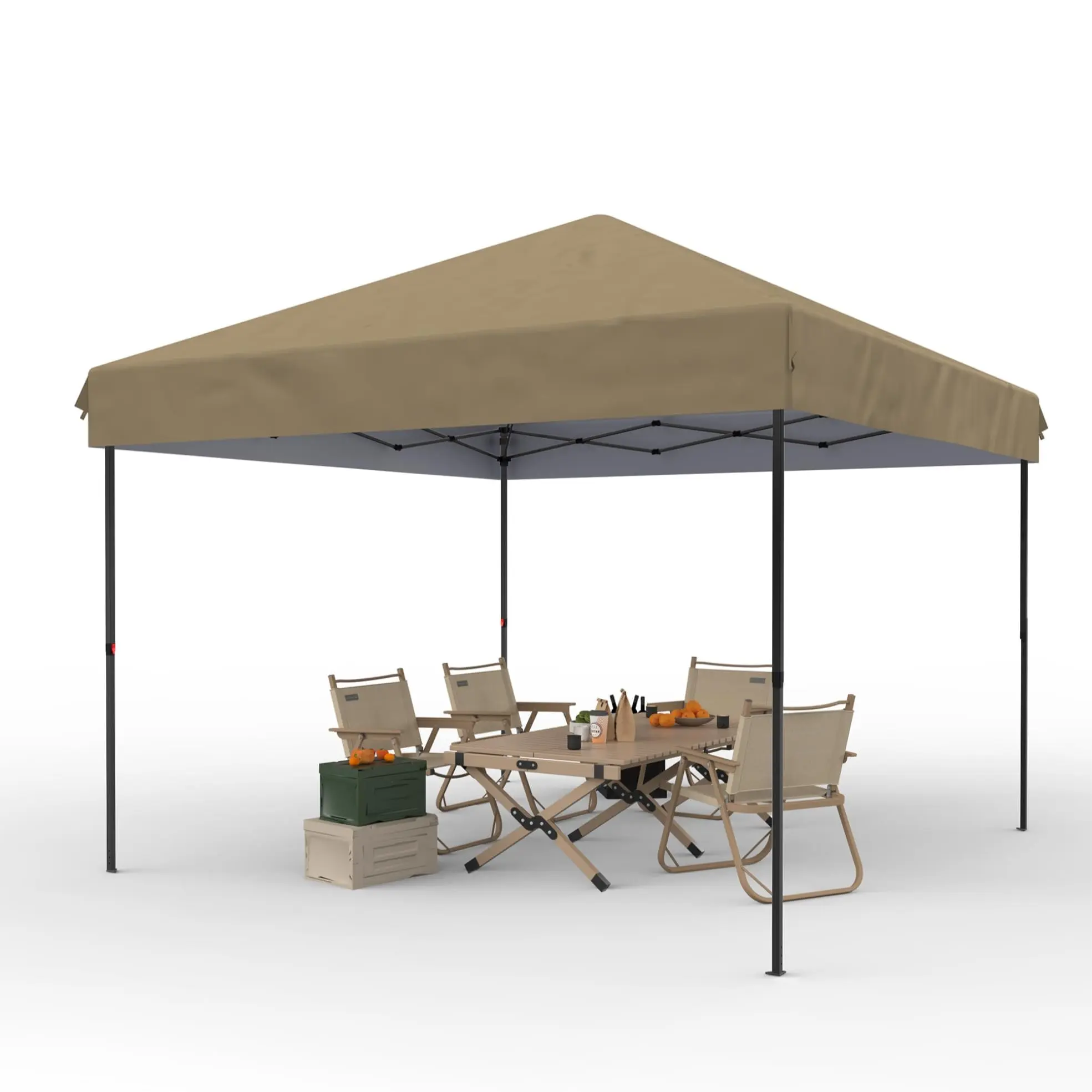 GARVEE10'x10' Pop Up Canopy, Easy Up Canopy Tent, Heavy Duty Tents for Parties, One Person Set Up Event Tent