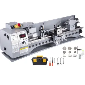 【DealsForYouDays】VEVOR Metal Lathe, 210x720 Mini Lathe Machine, 2500 RPM Variable Speed Change, 750W Precision Mini Lathe, Metal Working Lathe with Brushless Motor, Milling Machine for Various Metal Turning