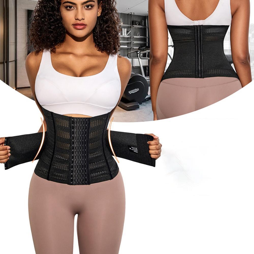 Multi-size Elastic Polyester Waist Trainer, Hourglass Under Bust Body Shaper Tummy, Wrap Waist Trimmer for Women, Abdominal Binder Multi-size Elastic Polyester Waist Trainer, Hourglass Under Bust Body Shaper Tummy, Wrap Waist Trimmer for Women, Abdominal Binder