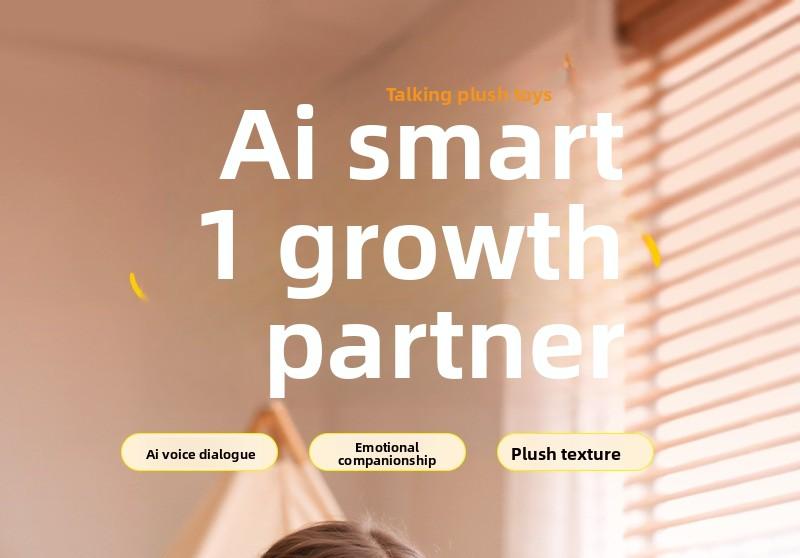 AI Smart Interactive Plush Toy,Talking Doll,eyes light up AI Robot, Kids Gift, Electronic Pet Companion for Children,Stuffed Toys,Robot toy, Interactive toy,
