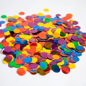 Foil Confetti, Colorful Round Dots Glitter Table Confetti, Sparkling for Party Decorations (1.76 OZ)