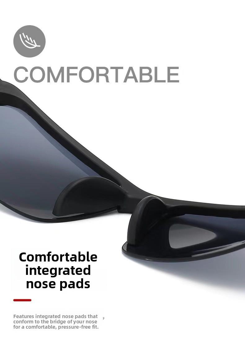 2PC Fashionable Sunglasses for Driving, Day and Night Use, Intelligent Color-Changing Outdoor Sports Sun Protection, Unisex