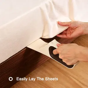 3 in 1 Bed Sheet Tucking Tool, Mattress Lifter Bed Making Tool with Lint Remover Brush, Labor Saving Mattress Elevator for Changing Fitted Sheets, Furniture Bed Gap Organizer for Bedding Cleaning