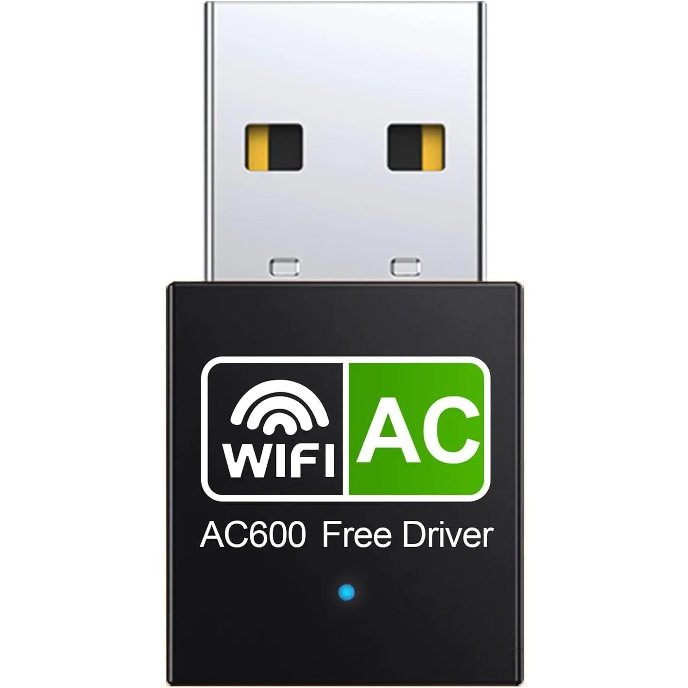USB WiFi Adapter: 600Mbps  Band 2.4G 5.8G Support AP Mode IEEE 802.11g  Network Adapter for Laptop Desktop PC,USB WiFi Adapter  Network Adapter (No Linux Support)