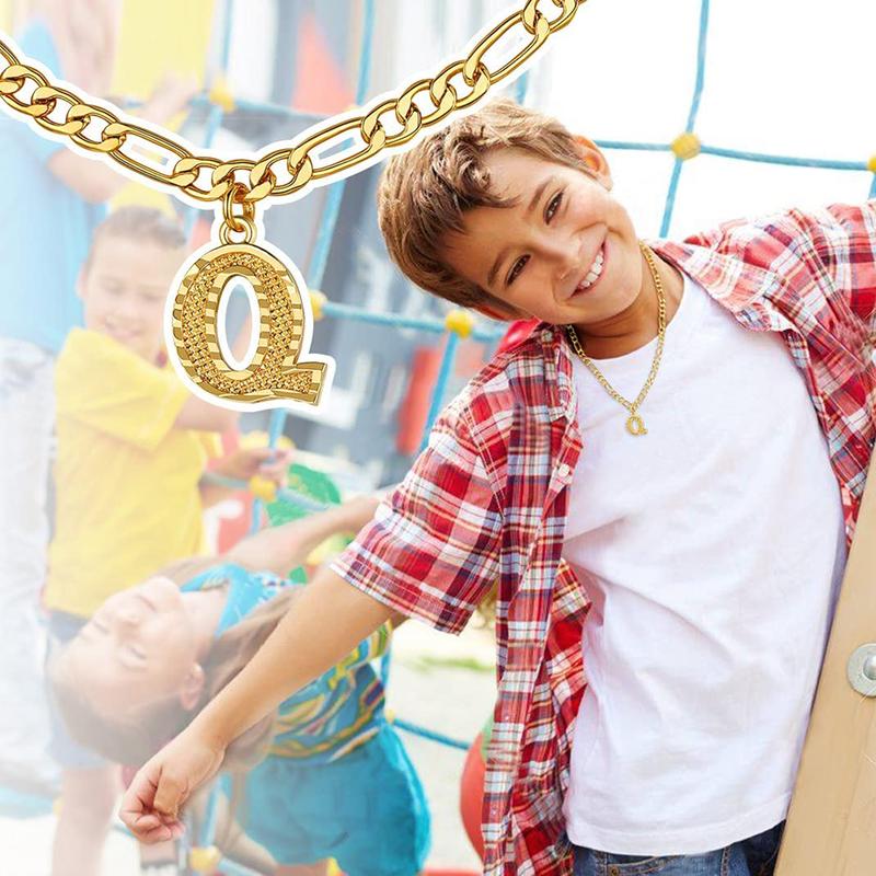 Men Women's Initial Necklace, Personalized Delicate Alphabet Pendant Necklace, Suitable for Women, Men, Teen Alphabet Necklace