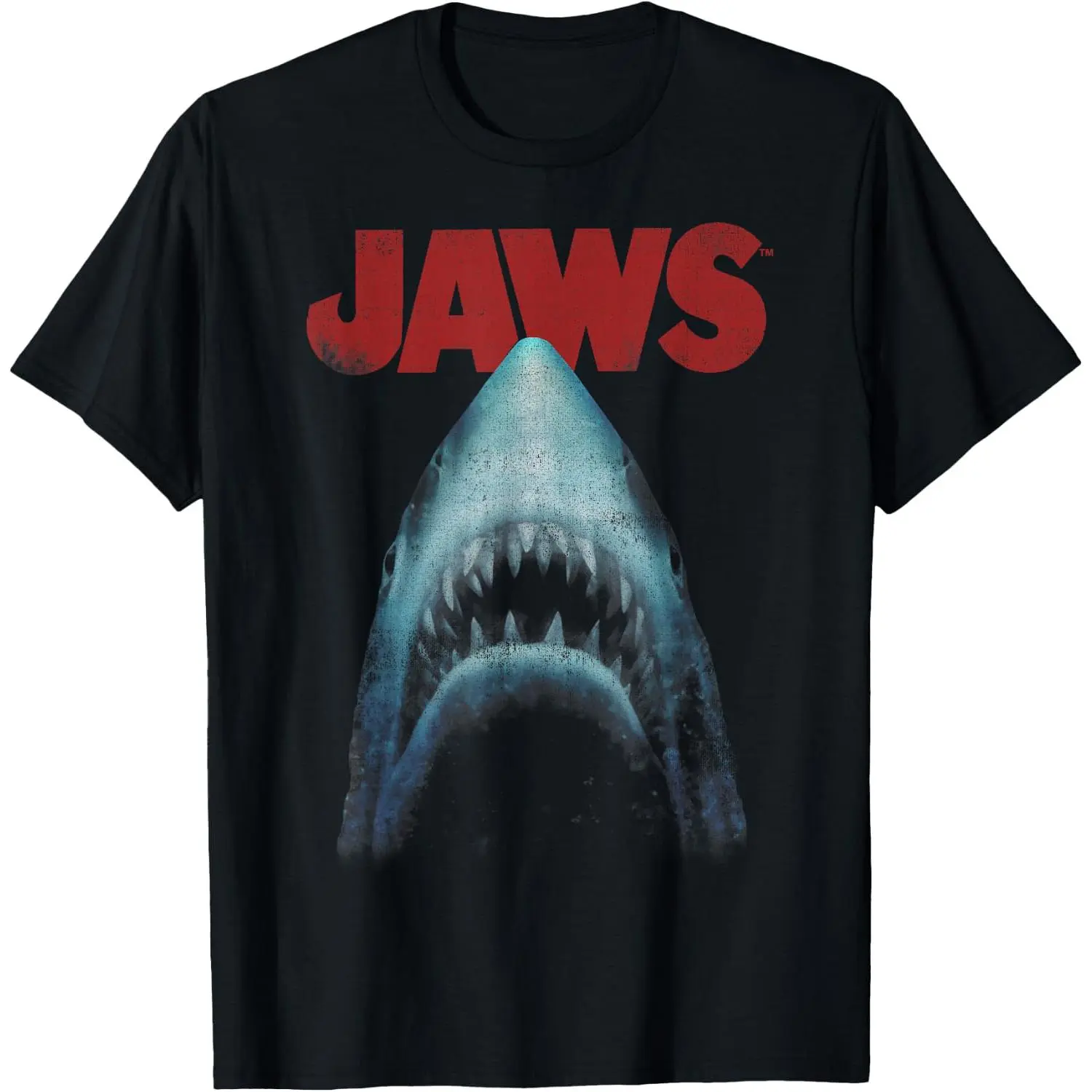 Jaws Classic Movie Poster Close-Up T-Shirt