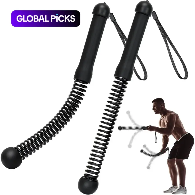 Upgraded Weighted Cordless Battle Ropes, 2-Pack for Home Gym, Home Workout, HIIT & Strength Training, Quiet & Portable, Fitness Equipment for Men & Women #GLOBAL PICKS